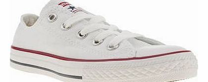 kids converse white all star lo unisex junior
