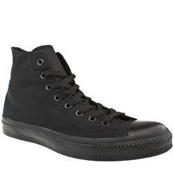 Converse Male A/S Hi Monochrome Fabric Upper in Black