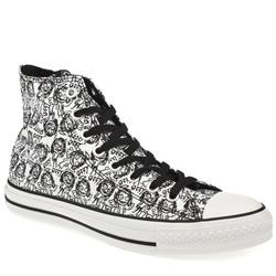 Converse Male A/S Ozzy Fabric Upper in Black and White