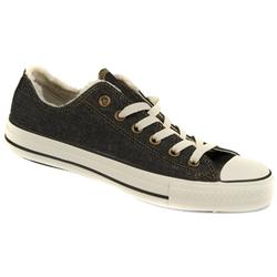 Male All Star Ox Textile Upper Textile Lining in Black Denim