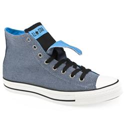 Converse Male As Hi Dbl Tongue Ii Fabric Upper in Blue