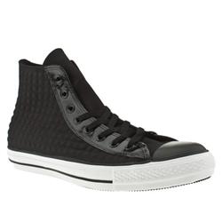 Male Converse All Star Hi Fabric Upper in Black