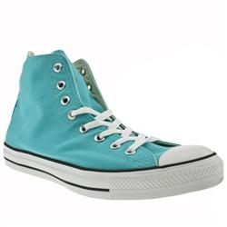 Male Converse All Star Hi Fabric Upper in Pale Blue