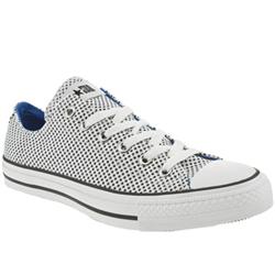Male Converse All Star Lo Special Fabric Upper in White and Black