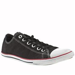 Male Converse Chuck Taylor Slim Fabric Upper in Black, Grey