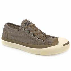 Converse Male Converse Jack Purcell Vintage Fabric Upper in Brown