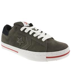 Converse Male Converse Voliant Ox Suede Upper in Grey