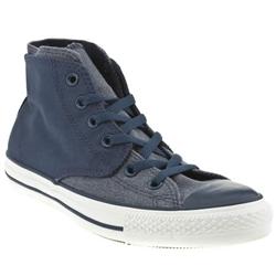 Male Ct Split Fabric Upper in Navy and White