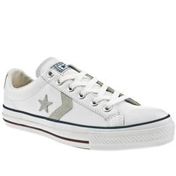 Converse Male Star Player Evolution Leather Upper in White