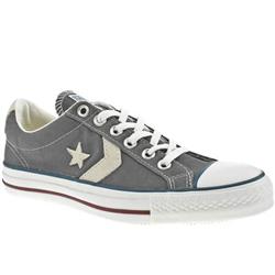 Converse Male Star Player Fabric Upper in Dark Grey