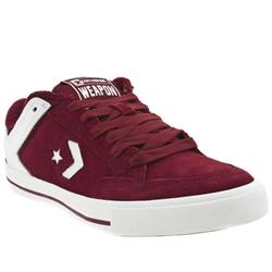 Converse Male Weapon Ox Suede Upper in Red