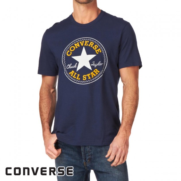 Mens Converse Core Chuck Patch T-Shirt - Dress