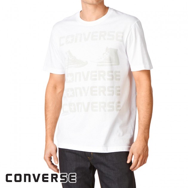 Converse Mens Converse Goody Two Shoes T-Shirt - Bright