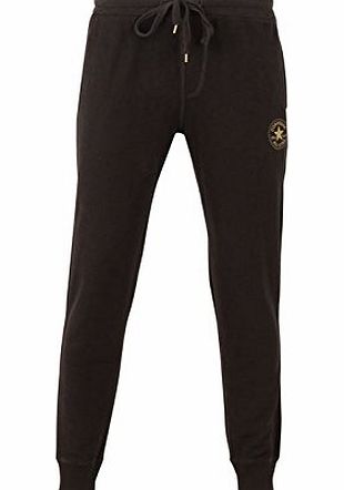 Converse Mens Terry Cuff Joggers Jogging Tracksuit Bottoms Pants Trousers Cotton Black XL