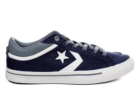 Pro Blaze OX Ensign Blue Canvas Trainers