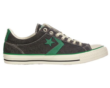 Converse Star Player EV Black/Green Canvas