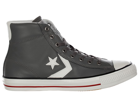 Converse Star Player EV Mid Charcoal Leather