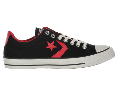 Converse Star Player EV Ox Black/Red Canvas