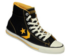 Converse Star Player Mid Black/Gold Canvas