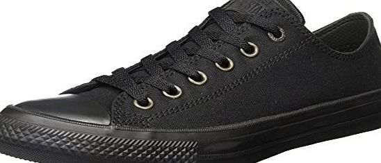 Converse Unisex Adults Chuck Taylor All Star Ii Low-Top Sneakers, Black (Black/Black/Black), 7 UK 40 EU