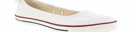 Converse White All Star Dainty Ballerina Trainers