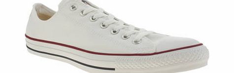 Converse White All Star Lo Trainers