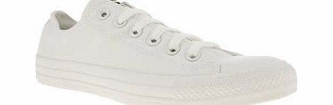 Converse White All Star Ox V Mono Trainers