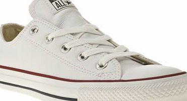 Converse White All Star Oxford Leather Trainers