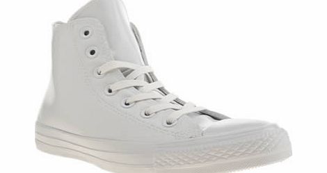 Converse White All Star Rubber Chuck Hi Trainers