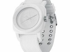Converse White dial and canvas strap watch