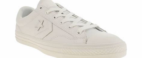 Converse White Star Player Trainers