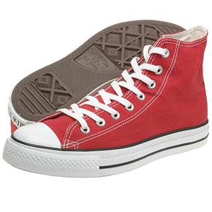 Converse Womens All Starandreg; Red Hi