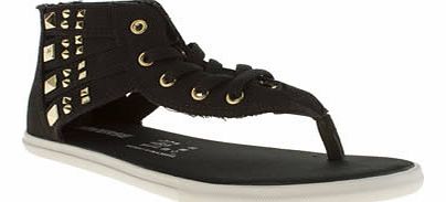 womens converse black  gold stud gladiator