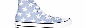 Converse Womens CT grey and white canvas hi-tops