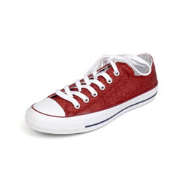 red converse sparkle