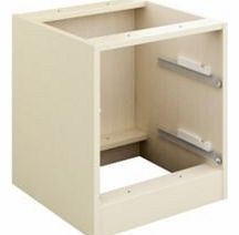 Cream 2 Drawer Bedside Cabinet