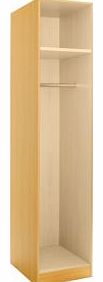 Maple Effect Single Wardrobe Unit