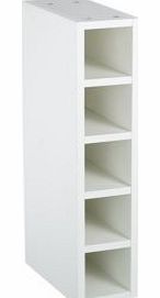 Matt White Wine Rack Cabinet