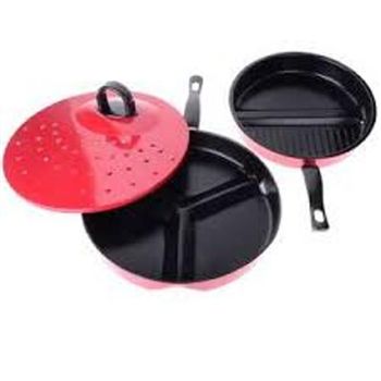 Cooks Professional - Divide Pan in Red - Return