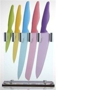 Cooks Professional D5485 - Cooks Multi-Coloured Knife Set
