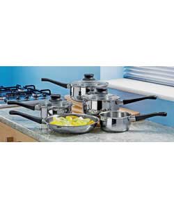 ROYALFORD 18CM STAINLESS Steel Milk Pan Saucepan With Lid Triply