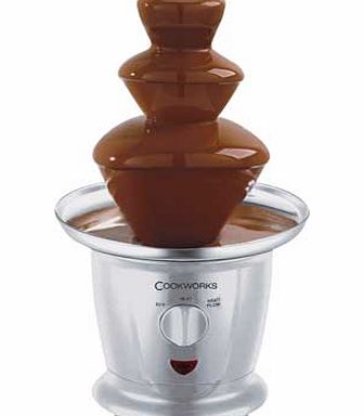 Cookworks Chocolate Fountain - Silver