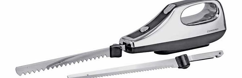 Cookworks Chrome Electric Knife - Black