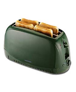 Cookworks Green 4 Slice Toaster