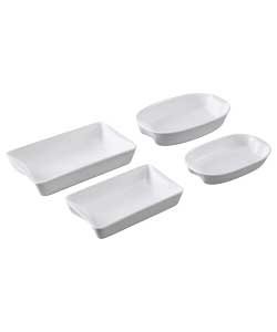 Cookworks Signature 4 Piece Oven to Tableware