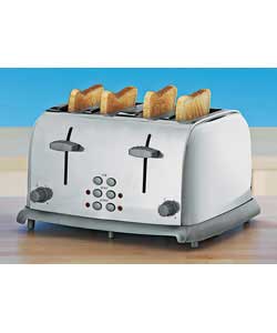 Signature 4 Slice Stainless Steel Toaster