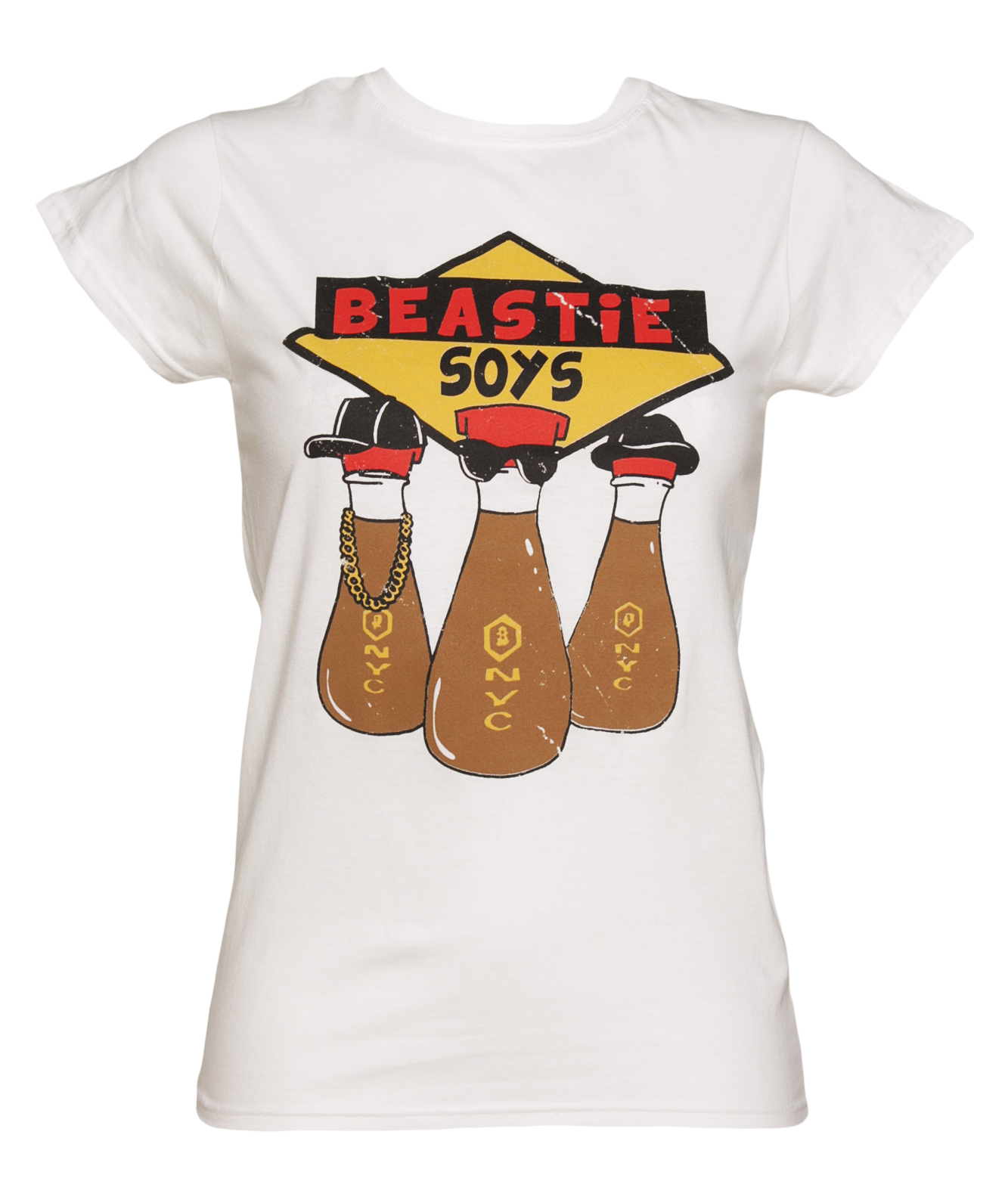 Cool Toons Ladies White Beastie Soys T-Shirt from Cool Toons