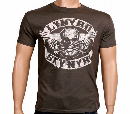 Coole-Fun-T-Shirts Coole-Fun T-Shirts Lynyrd Skynyrd Biker MC T-Shirt grey Size:L