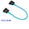 COOLERMASTER 45CM UV BLUE ROUNDED FLOPPY CABLE