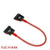 COOLERMASTER 45CM UV RED ROUNDED FLOPPY CABLE